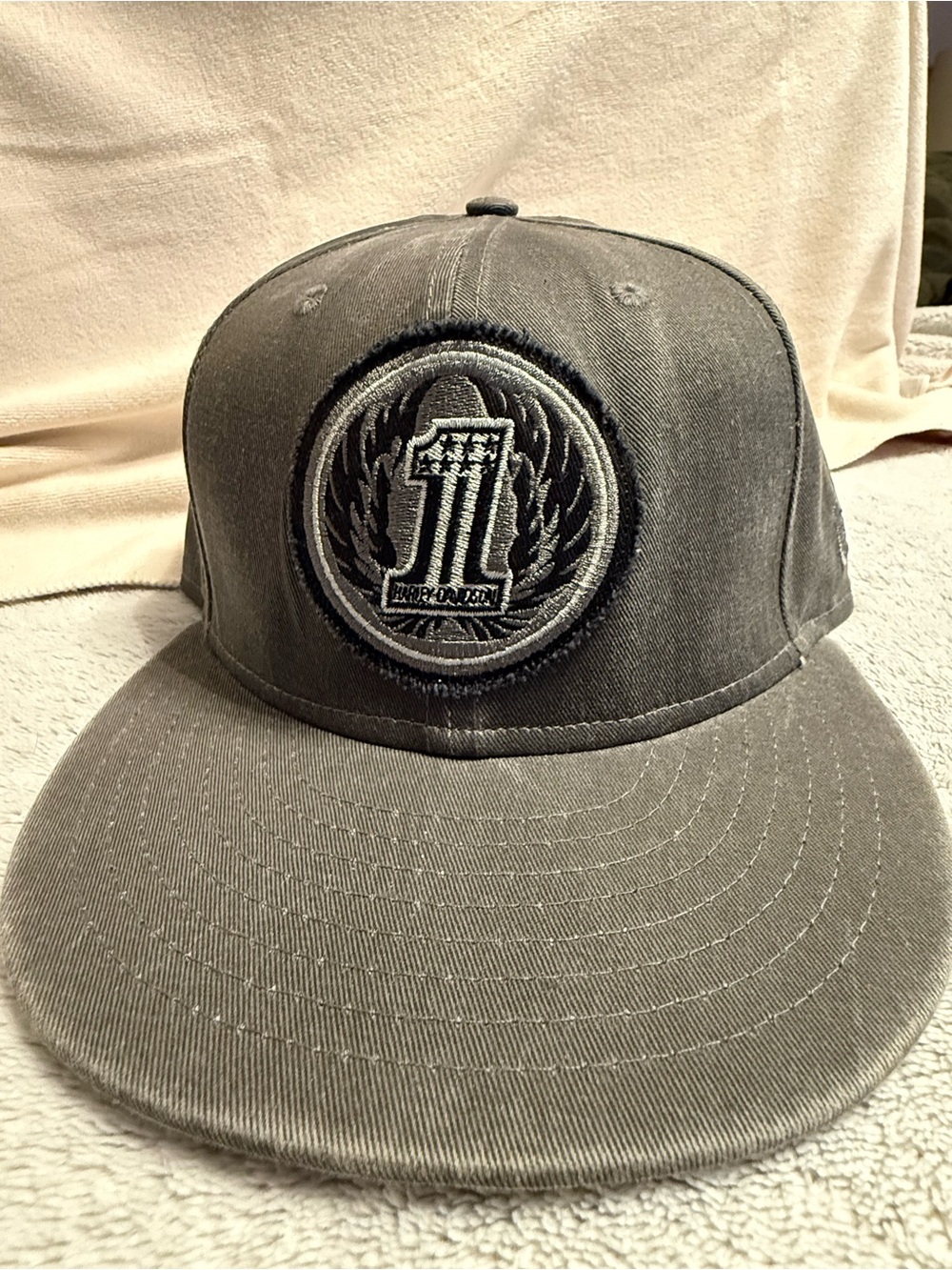 Gray Harley-Davidson 59fifty Flat-Bill Hat Size XL 7 1/2